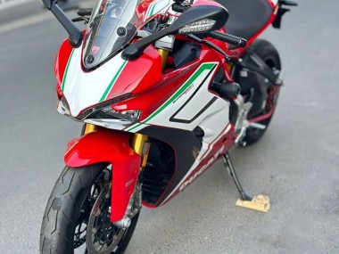 Ducati Supersport 939/939S Motorrad Verkleidung 2017-2022 - Rot Weiss Grun Streifen