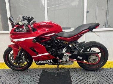Ducati Supersport 939/939S Motorrad Verkleidung 2017-2022 - Rot Schwarz Weiss Streifen