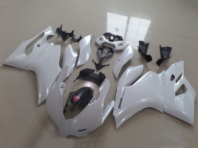 Ducati Panigale 899 Motorrad Verkleidung 2011-2014 - Weiss