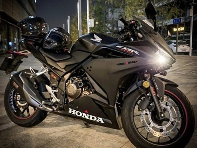 Honda CBR500R Motorrad Verkleidung 2019-2021 - Matt Schwarz