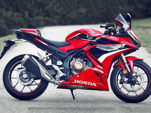 Honda CBR500R Motorrad Verkleidung 2019-2021 - Rot Weiss Glanzendes Schwarz OEM Stil
