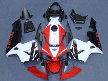 Honda CBR600RR Motorrad Verkleidung 2005-2006 - Schwarz Weiss Rot