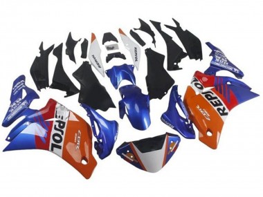 Honda CBR250RR Motorrad Verkleidung 2011-2015 - Orange Weiss Rot Blau Repsol