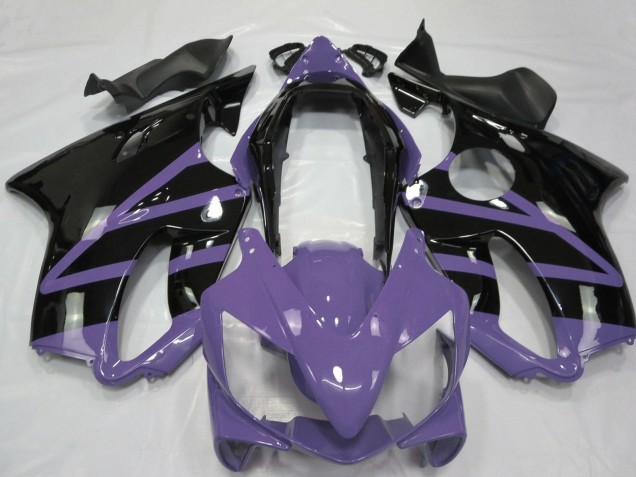 Honda CBR600 F4i Motorrad Verkleidung 2004-2007 - Hellviolett Glanzendes Schwarz