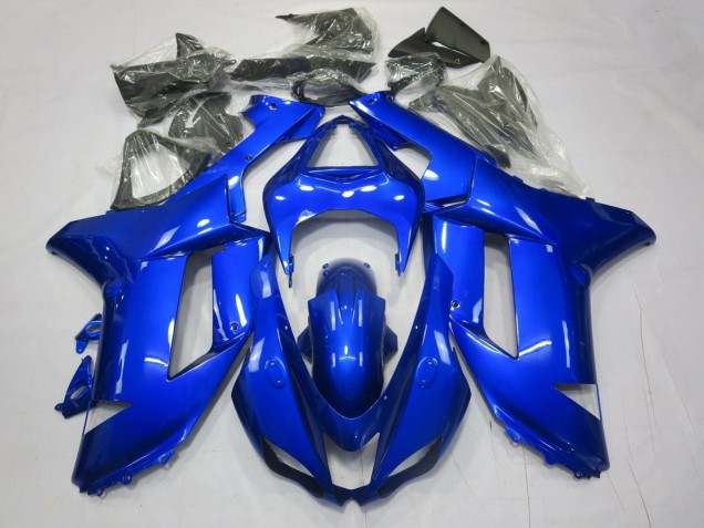 Kawasaki ZX6R Motorrad Verkleidung 2007-2008 - Blau