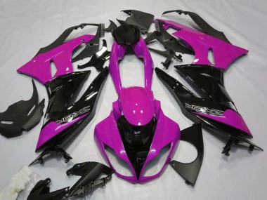 Kawasaki ZX6R Motorrad Verkleidung 2007-2008 - Rosa Schwarz