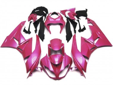 Kawasaki ZX6R Motorrad Verkleidung 2009-2012 - Rosa