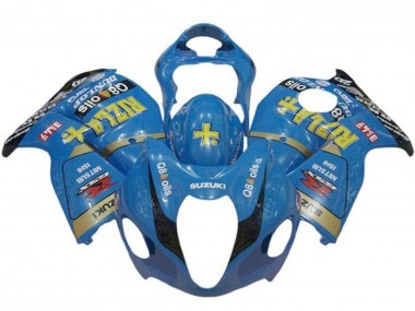 Suzuki GSXR1000 Motorrad Verkleidung 1996-2007 - Blau Gold Schwarz Rizla