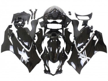 Suzuki GSXR 1300 Hayabusa Motorrad Verkleidung 2021-2025 - Glanzendes Schwarz