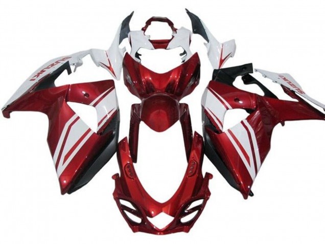 Suzuki GSXR 1000 Motorrad Verkleidung 2009-2016 - Weiss Rot