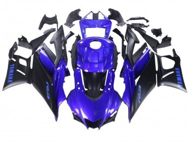 Yamaha YZF R3/R25 Motorrad Verkleidung 2019-2021 - Blau Matt Schwarz
