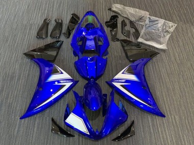 Yamaha YZF 1000 R1 Motorrad Verkleidung 2009-2011 - Blau Weiss Schwarz