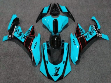 Yamaha YZF 1000 R1 Motorrad Verkleidung 2015-2019 - Blau Schwarz Rot