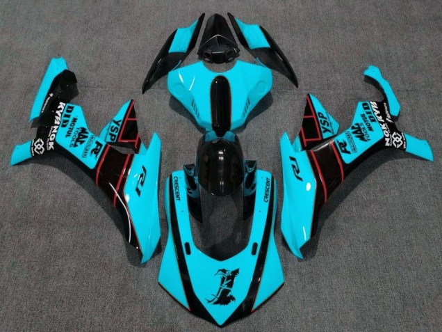 Yamaha YZF 1000 R1 Motorrad Verkleidung 2015-2019 - Blau Schwarz Rot