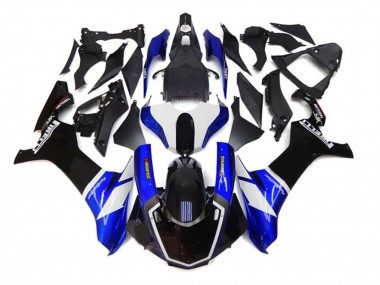 Yamaha YZF 1000 R1 Motorrad Verkleidung 2020-2025 - Blau Weiss Schwarz Akropovic