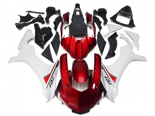 Yamaha YZF 1000 R1 Motorrad Verkleidung 2020-2025 - Weiss Rot Schwarz