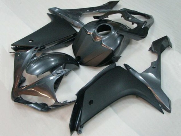 Yamaha YZF 1000 R1 Motorrad Verkleidung 2007-2008 - Dunkel Silber Matt Schwarz