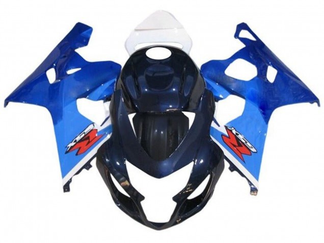 Suzuki GSXR 600 / GSXR 750 Motorrad Verkleidung 2004-2005 - Weiss Blau Rot