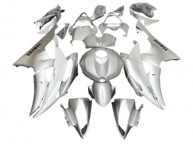 Yamaha YZF R6 Motorrad Verkleidung 2008-2016 - Silber Weiss