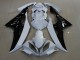 Yamaha YZF R6 Motorrad Verkleidung 2008-2016 - Weiss Glanzendes Schwarz