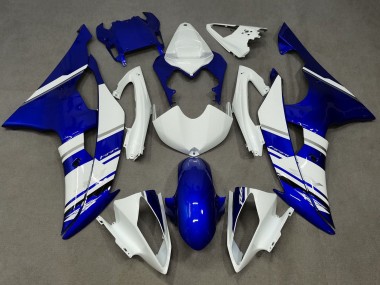 Yamaha YZF R6 Motorrad Verkleidung 2008-2016 - Weiss Blau