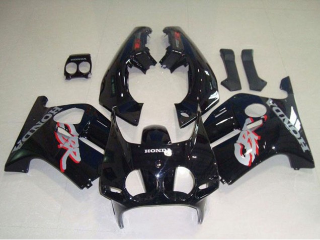 Honda CBR250RR MC19 Motorrad Verkleidung 1988-1989 - Glanzendes Schwarz