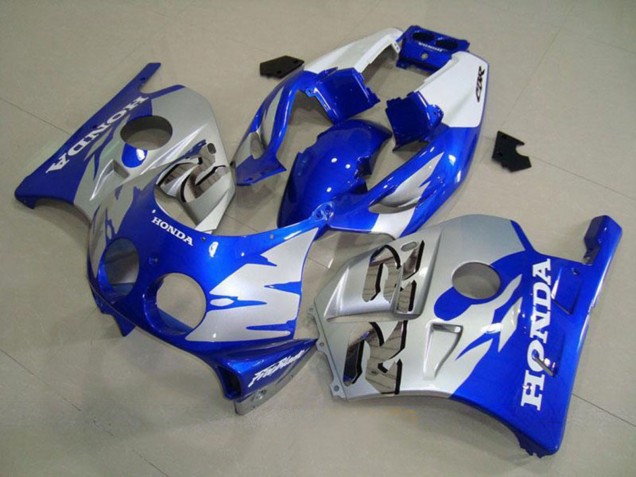 Honda CBR250RR MC22 Motorrad Verkleidung 1990-1998 - Silber Blau
