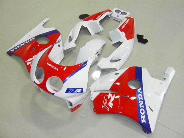Honda CBR250RR MC22 Motorrad Verkleidung 1990-1998 - Weiss Rot Blau