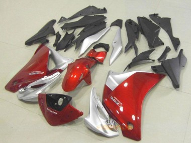 Honda CBR250RR Motorrad Verkleidung 2011-2015 - Silber Rot