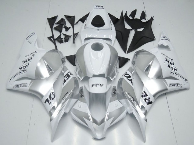 Honda CBR600RR Motorrad Verkleidung 2009-2012 - Weiss Silber Schwarz Repsol