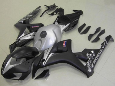 Honda CBR1000RR Motorrad Verkleidung Kit 2006-2007 - Silber Matt Schwarz