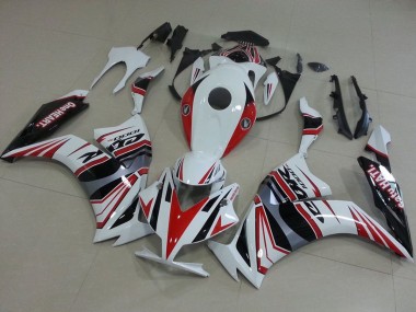 Honda CBR1000RR Motorrad Verkleidung 2012-2016 - Weiss Rot Silber Schwarz One Heart