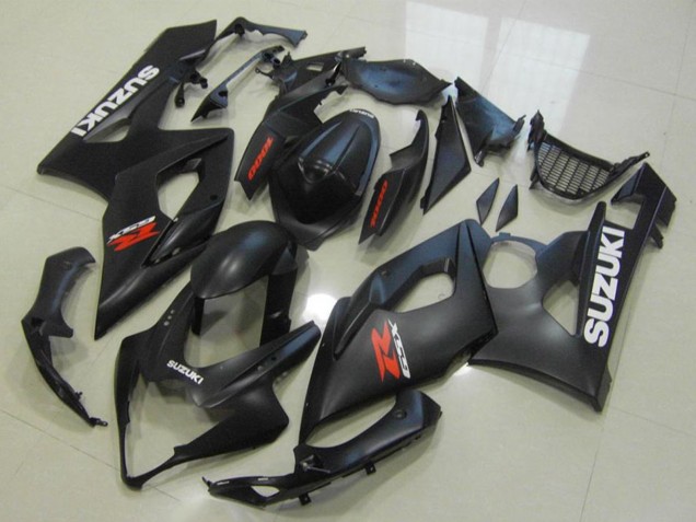 Suzuki GSXR 1000 Motorrad Verkleidung 2005-2006 - Matt Schwarz Weiss Rot