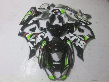 Suzuki GSXR 1000 Motorrad Verkleidung 2017-2024 - Glanzendes Schwarz Grun Weiss