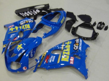 Suzuki TL1000R Motorrad Verkleidung 1998-2003 - Blau Gelb Schwarz Rizla Dunlop