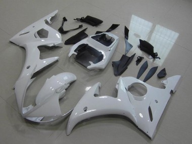 Yamaha YZF R6 Motorrad Verkleidung 2003-2004 - Glanzendes Weiss