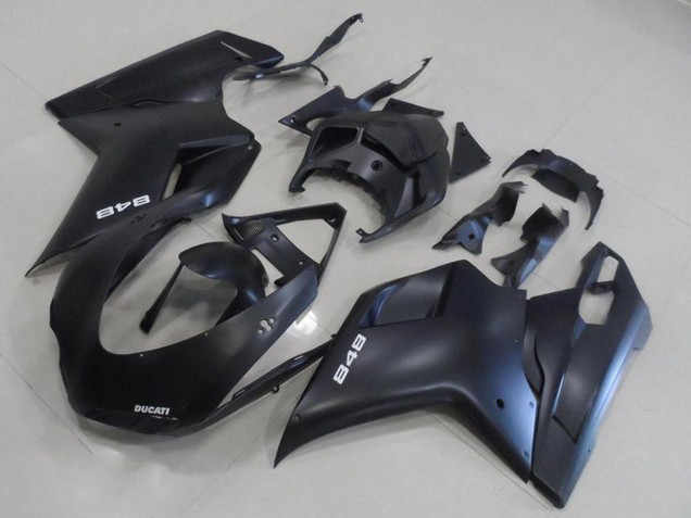 Ducati 848 Motorrad Verkleidung Kit 2007-2014 - Matt Schwarz