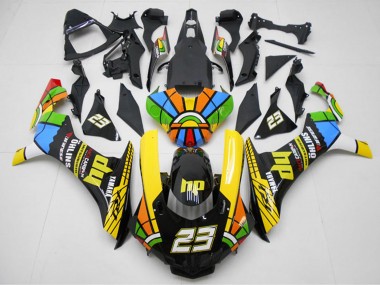 Yamaha YZF R1 Motorrad Verkleidung 2015-2019 - Gelb Rot Blau Grun HP Farbrad 23