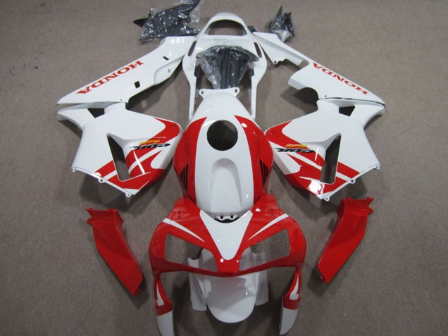 Honda CBR600RR Motorrad Verkleidung 2003-2004 - Weiss Rot