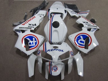 Honda CBR600RR Motorrad Verkleidung 2005-2006 - Weiss Blau Repsol