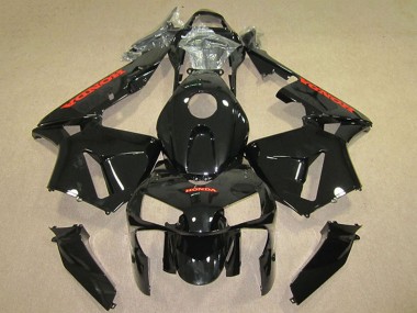 Honda CBR600RR Motorrad Verkleidung 2005-2006 - Glanzendes Schwarz Rot