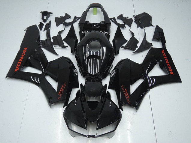 Honda CBR1000RR Motorrad Verkleidung 2012-2016 - Glanzendes Schwarz Rot Aufkleber
