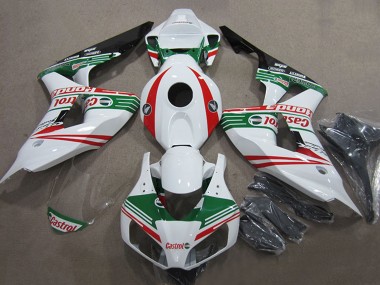 Honda CBR1000RR Motorrad Verkleidung 2006-2007 - Weiss Rot Grun Glanzendes Schwarz Castrol