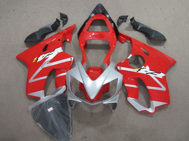 Honda CBR600 F4i Motorrad Verkleidung 2001-2003 - Silber Rot