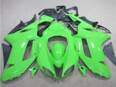 Kawasaki ZX6R Motorrad Verkleidung 2007-2008 - Grun
