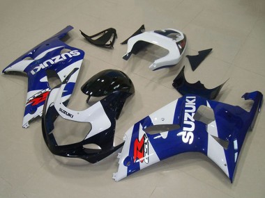 Suzuki GSXR 750 Motorrad Verkleidung 2001-2003 - Blau Weiss