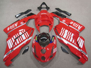 Ducati 749 999 Motorrad Verkleidung 2005-2006 - Rot Weiss Glanzendes Schwarz Alice Sundisk