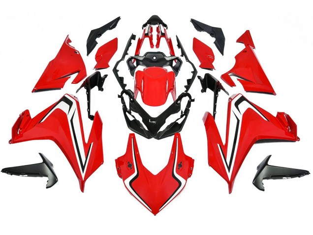 Honda CBR500R Motorrad Verkleidung 2022-2023 - Rot Weiss Schwarz