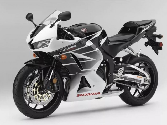 Honda CBR600RR Motorrad Verkleidung 2013-2023 - Weiss Schwarz
