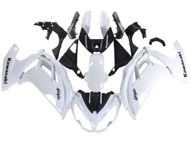 Kawasaki EX650 Motorrad Verkleidung 2012-2016 - Weiss Schwarz